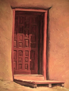 Red Door in Shadow
oil on canvas
18” x 12”